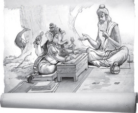 Lord Ganesha The first transcriber
